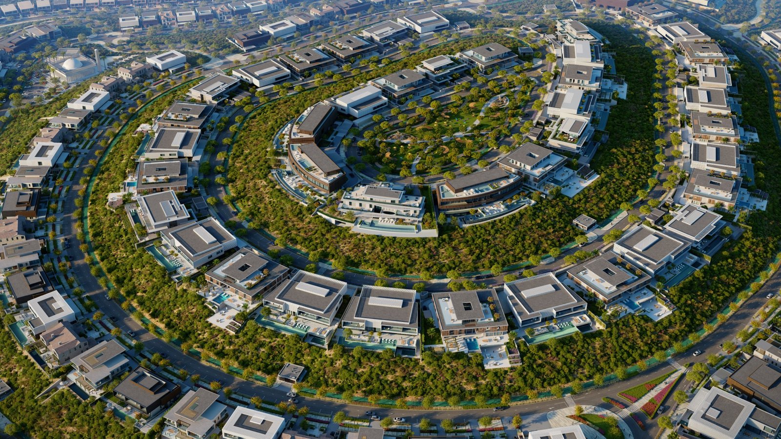 Hudayriyat Island aerial